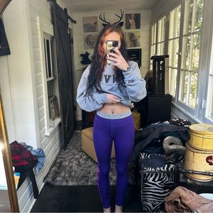 Nike pro purple leggings